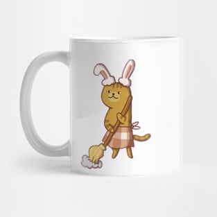 Apricat The Sweeper Animal Restaurant Mug